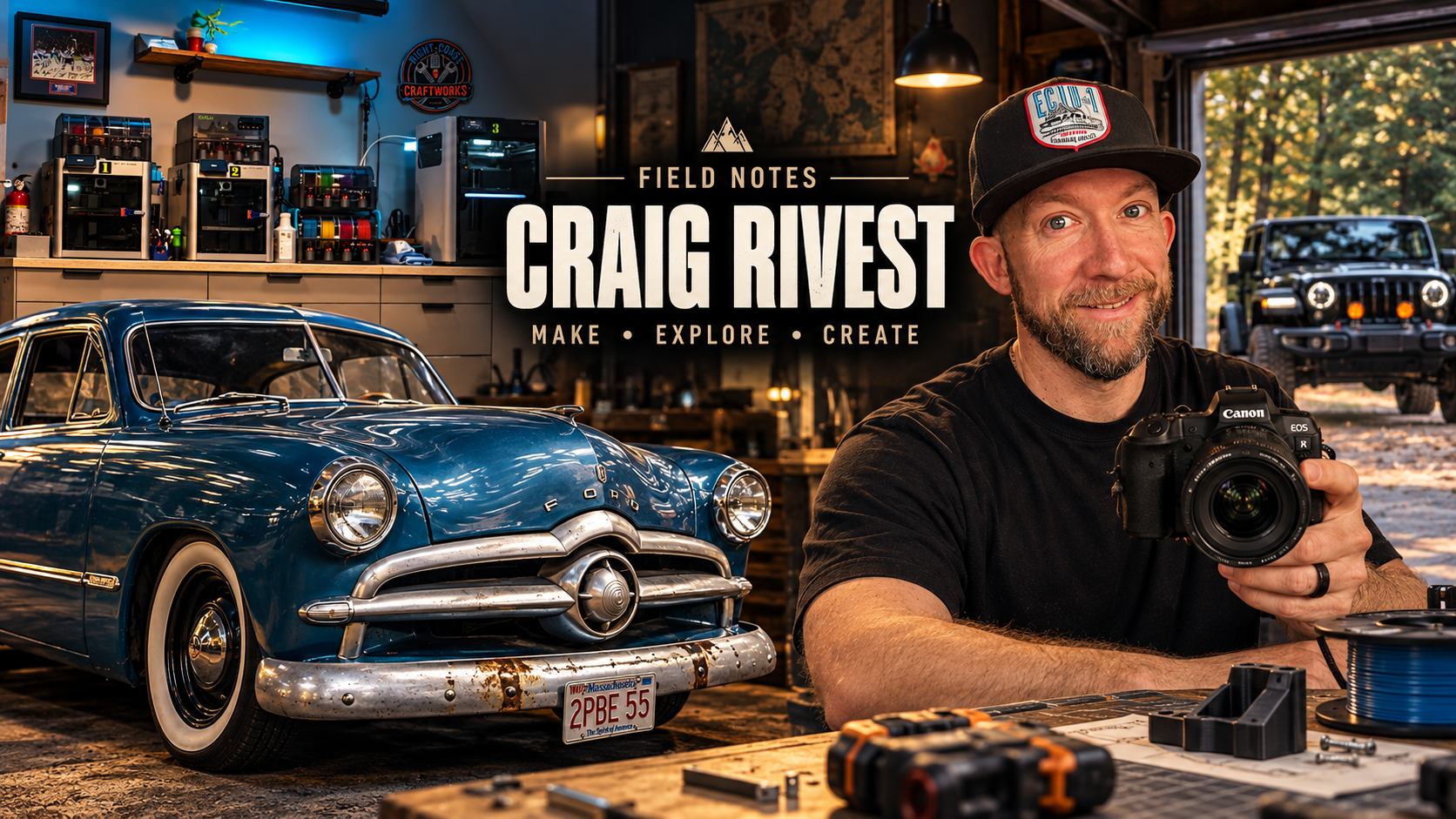 Craig Rivest: making, 3D printing, photography, Charlie, and Jeep adventures