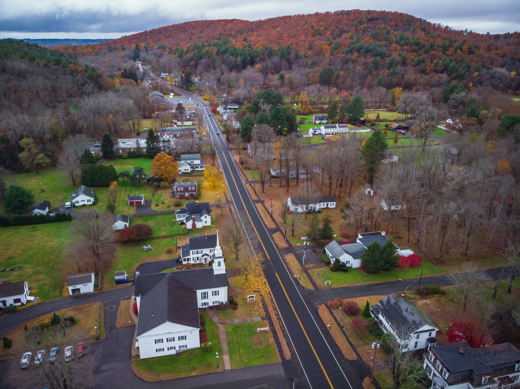 Places / New England from above